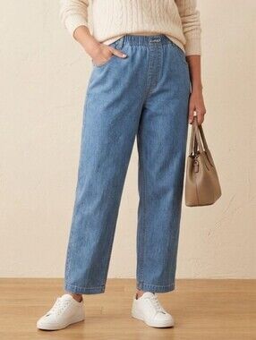 Haband Casual Joe Straight-Leg Women’s Jeans 69% cotton, 49%polyeste. Size 14